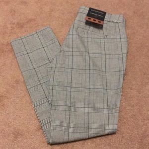 NWT Banana Republic Plaid Skinny Sloan Pants Sz 2R
